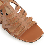 sr Agate - Sandal Flat Macadamia | Sergio Rossi