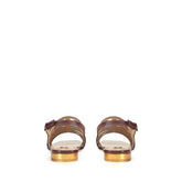 sr Agate - Sandal Flat Wine | Sergio Rossi