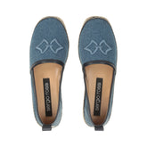sr Sea Scale Embroidery - Espadrillas Indigo | Sergio Rossi