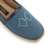 sr Sea Scale Embroidery - Espadrillas Indigo | Sergio Rossi