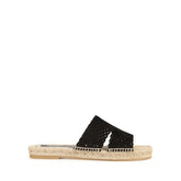 sr Micro Mermaid - Sandal Flat Black | Sergio Rossi