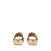 sr Micro Mermaid - Sandal Flat Macadamia | Sergio Rossi