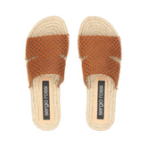 sr Micro Mermaid - Sandal Flat Macadamia | Sergio Rossi