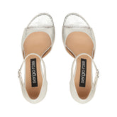 Godiva - Sandal Heel Argento | Sergio Rossi