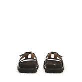sr Nora - Sandal Flat Black | Sergio Rossi