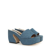 sr Si Rossi - Sandal Heel Indigo | Sergio Rossi
