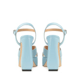 sr Si Rossi - Sandal Heel Blue Paradise | Sergio Rossi
