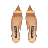 sr1 - Slingback Macadamia | Sergio Rossi