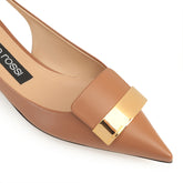 sr1 - Slingback Macadamia | Sergio Rossi