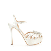 Godiva Precious Bridal - Sandal Heel White | Sergio Rossi