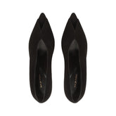 Beak Peep Toe Pump - Black | Sergio Rossi