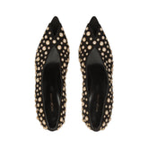 Beak Peep Toe Pump - Black | Sergio Rossi