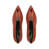 Beak Peep Toe Pump - Maple | Sergio Rossi