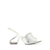 Sinuous - Sandal Heel Silver | Sergio Rossi