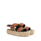 Bitt Flatform - Caramel | Sergio Rossi