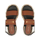 Bitt Flatform - Caramel | Sergio Rossi