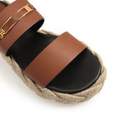 Bitt Flatform - Caramel | Sergio Rossi