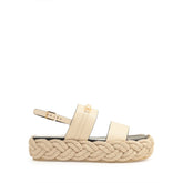 Bitt Flatform - Parchment | Sergio Rossi