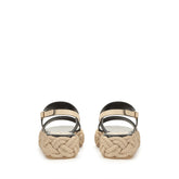 Bitt Flatform - Parchment | Sergio Rossi