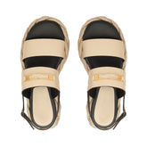 Bitt Flatform - Parchment | Sergio Rossi