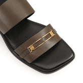 Bitt Sandal - Walnut | Sergio Rossi