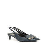 sr Evolv Slingback - Navy Blue | Sergio Rossi