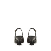 sr1 Sculpt Slingback - Black | Sergio Rossi