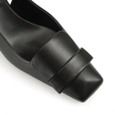 sr1 Sculpt Slingback - Black | Sergio Rossi