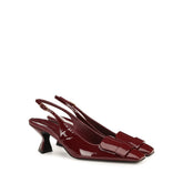 sr1 Sculpt Slingback - Maroon | Sergio Rossi