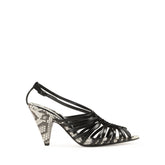 Wovenia Sandal - Black | Sergio Rossi