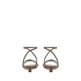 Braid Flat Sandal - Walnut | Sergio Rossi