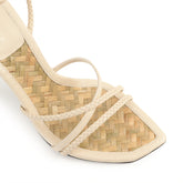 Braid Sandal - Parchment | Sergio Rossi