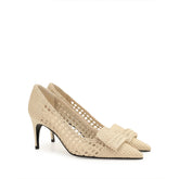 sr1 Braid Pump - Parchment | Sergio Rossi