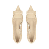 sr1 Braid Pump - Parchment | Sergio Rossi