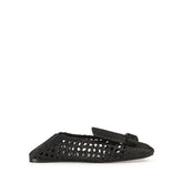 sr1 Braid Slipper - Black | Sergio Rossi
