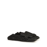 sr1 Braid Slipper - Black | Sergio Rossi
