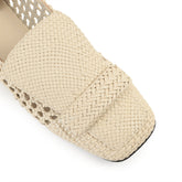 sr1 Braid Slipper - Parchment | Sergio Rossi