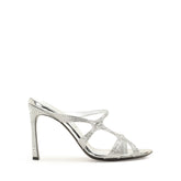 Serpentine Sandal - Silver | Sergio Rossi
