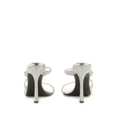 Serpentine Sandal - Silver | Sergio Rossi