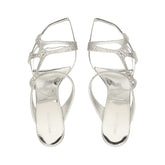 Serpentine Sandal - Silver | Sergio Rossi