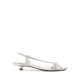 Serpentine Sandal - Silver | Sergio Rossi