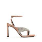 Sr Intimate Hug Sandal - Pecan | Sergio Rossi