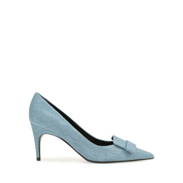 Escarpins Bleu Talon moyen: 75mm, sr1 - Pumps Blue 2