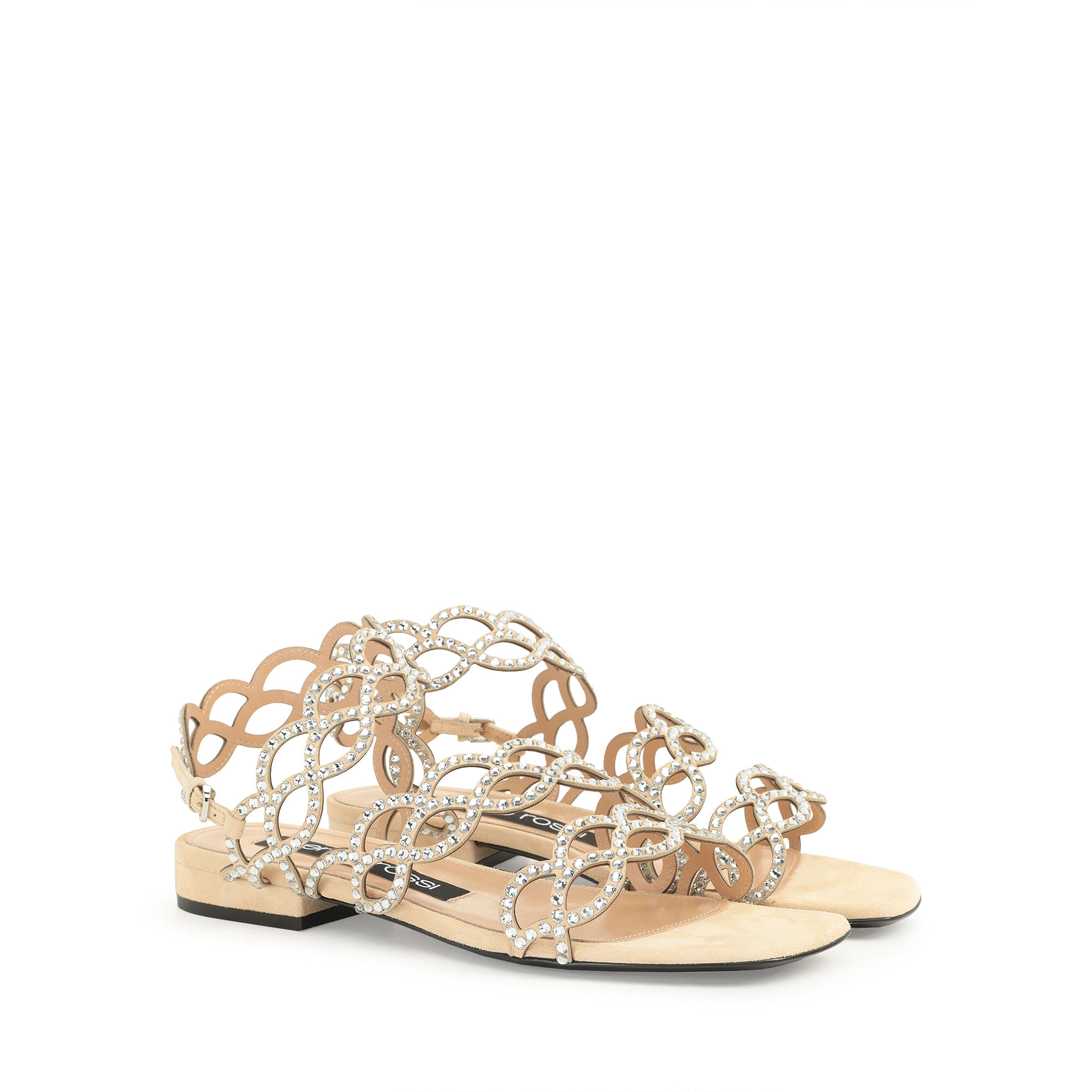 Sandales beige online petit talon
