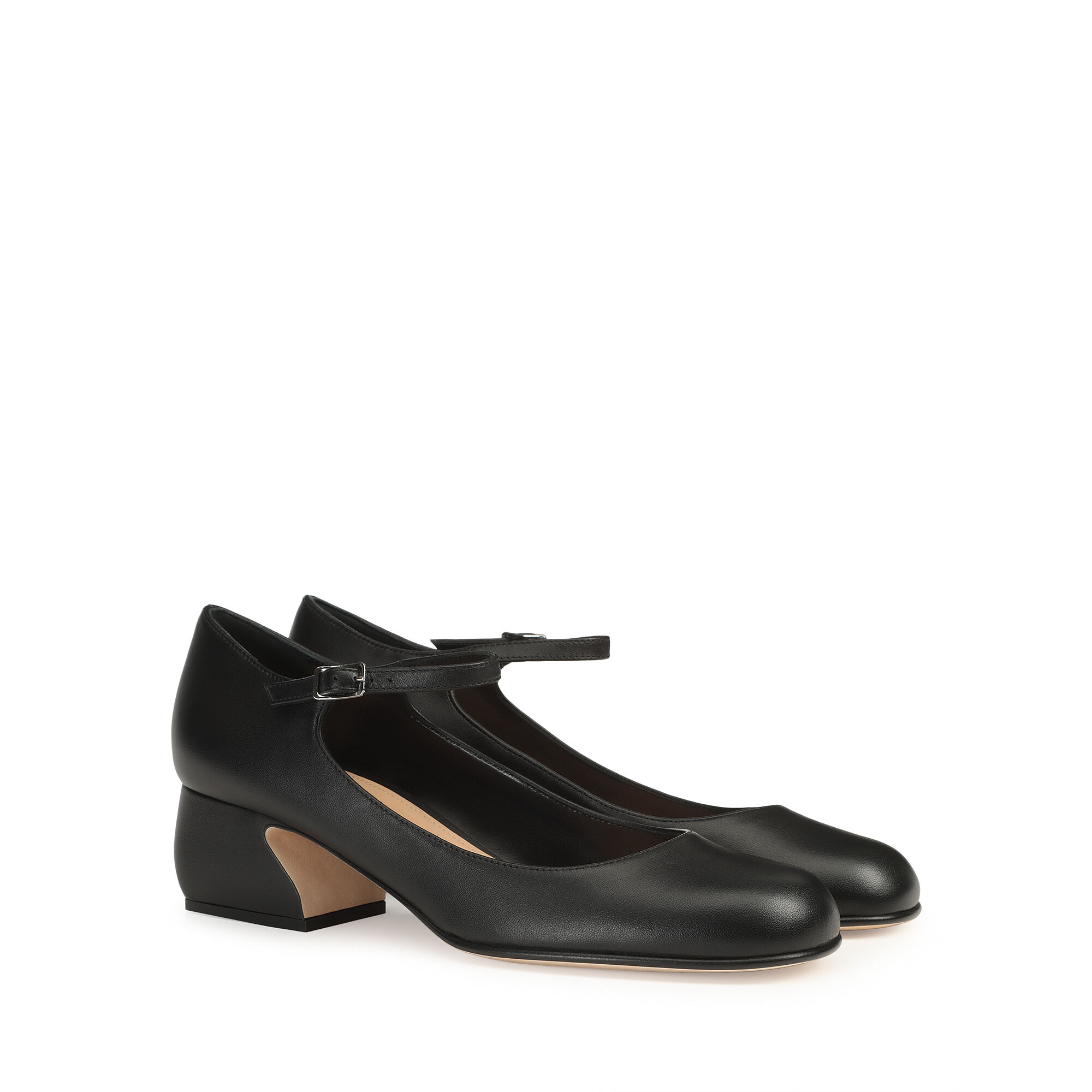 Rossi gnol 107 Pumps Yellow Low heel: 45mm, SI ROSSI - Pumps Mimosa