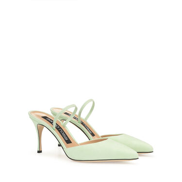 Slingbacks Verde Tacco medio: 75mm, Godiva - Slingbacks Apple 2