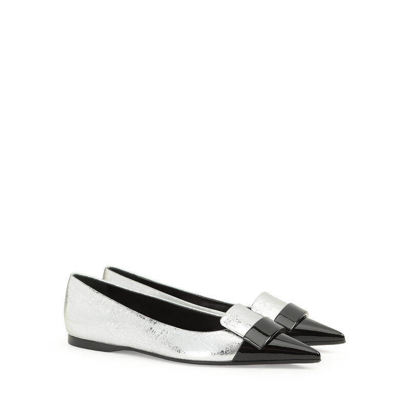 sr1 - Ballerinas Nero/Argento