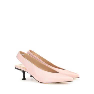 Slingbacks Pink Low heel: 50mm, sr Milano  - Slingbacks Rosa 2