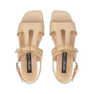 sr Nora - Flat sandals Chalk, 3
