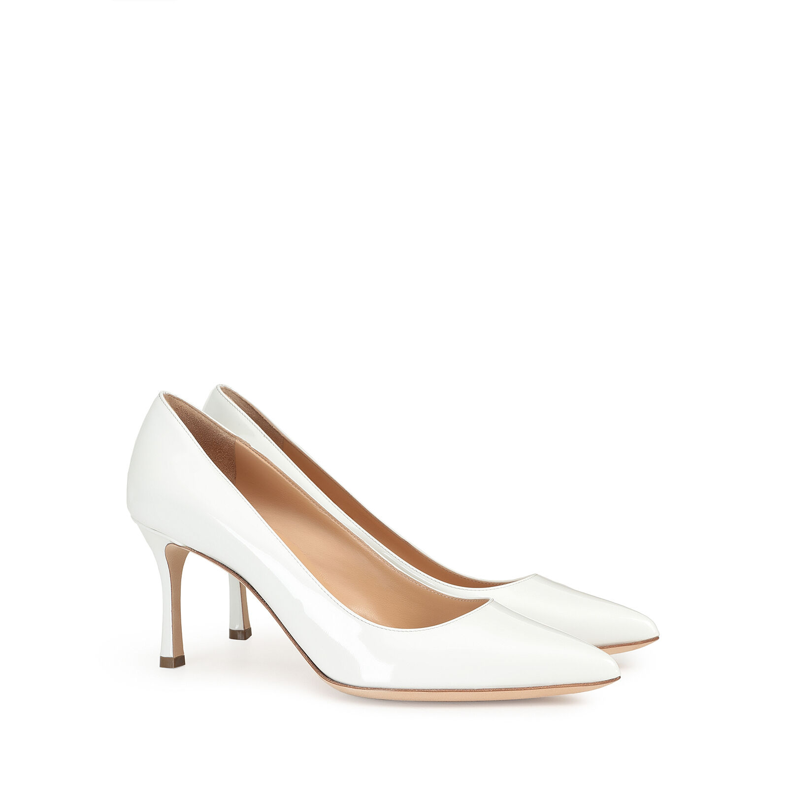 Pumps White Mid heel 75mm New secret Sergio Rossi